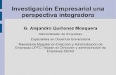 Ponencia investigación empresarial Alejandro Quiñonez