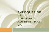 Enfoques de la auditoria administrativa