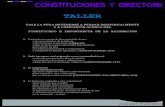 Taller Constituciones y Directorio Sesión No. 6