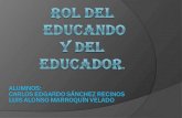 Roles del educando y educador