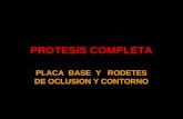 5 protesis total (rodetes de oclusion y placas base)