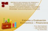 Estudio y Evaluación Económico-Financiera de Proyectos