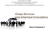 Grupo Duncan una empresa innovadora. estudio de casos