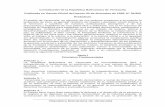 Constitución de la República Bolivariana de Venezuela - Gaceta oficial