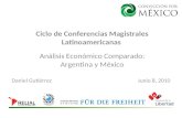 Análisis Económico Comparado: Argentina y México. Por Daniel Gutiérrez