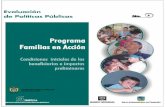 Condiciones iniciales e impactos preliminares Familias en Acción