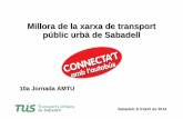 Millora de la xarxa de transport públic urbà de Sabadell