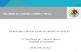 Reflexiones sobre el sistema tributario en México