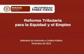 Presentación de Reforma Tributaria