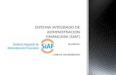 Sistema integrado de administracion financiera (siaf)
