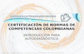Certificación de Normas de competencias laborales colombianas