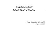 Ejecucion contractual 2012