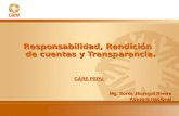 Responsabilidad, Rendición de cuentas y Transparencia