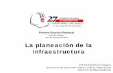 1.- La planeación de la infraestructura, Reunión Regional Sinaloa 2013.