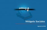 Widgets Sociales - Marco Antonio Paz Pellat