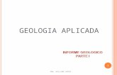 GEOLOGIA APLICADA - INFORME GEOLOGICO