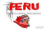 Condiciones sociales peru