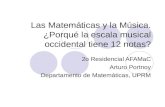 Las matematicas y la musica