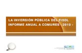 Rendición de Cuentas FISDL - COMURES 2010