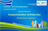 Comunidades solidarias resultados e impactos 090910