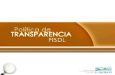 Política de Transparencia FISDL - El Salvador