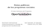 Oportunidades  Transparencia, ContraloríA Social Y Blindaje Feb 2008 Para Es MañAna
