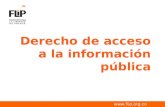 Presentación taller acceso informacion