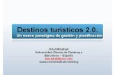 Ponencia Congreso Turismo: Destinos turisticos 2.0