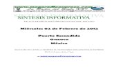 Sintesis informativa 02 02 2012