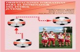 Orientaciones Formativas para el Entrenador de Futbol Juvenil