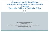 Alfredo Novoa Peña   Energía Eólica y Energía Solar