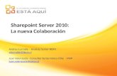Sharepoint server 2010  - La nueva colaboración