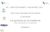 Quimica y medicina