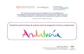 Iniciativas investigacion traslacional andalucia 2010