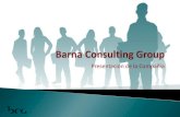 Presentación Barna Consulting Group