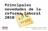 Novedades Reforma Laboral2010