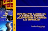 CONVERSATORIO IPAIS: IMPORTANTES CAMBIOS EN LA ECONOMÍA PERUANA