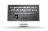 Las posibilidades de FIWARE más allá de las Smart Cities. Conrado Domínguez de la Universidad de las Palmas de Gran Canaria