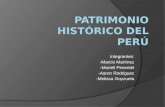 Patrimonio histórico del perú