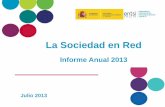 Presentacion Informe Anual la Sociedad en red 2012 (edicion 2013) ONTSI