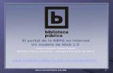 Web institucional Portal RBPA Biblioteca Huelva