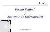 Presentación - "Firma Digital y Sistemas de Información"