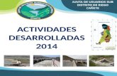 JUSRC - ACTIVIDADES 2014 - 01