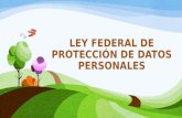 Ley federal de protección de datos personales