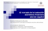 El mercado de la traducción económico-financiera alemán-español