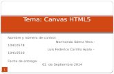Canvas HTML5