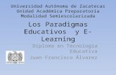Los paradigmas educativos  y e learning