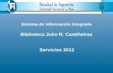 Servicios de la Biblioteca - 2012
