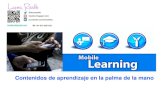 Mobile Learning: Contenidos de aprendizaje en la palma de la mano.