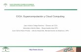Supercomputación y Cloud computing en CICA. Jornadas Universidad de Huelva